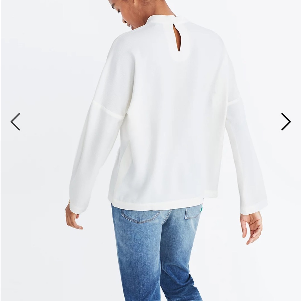 Madewell Moderne mock neck top